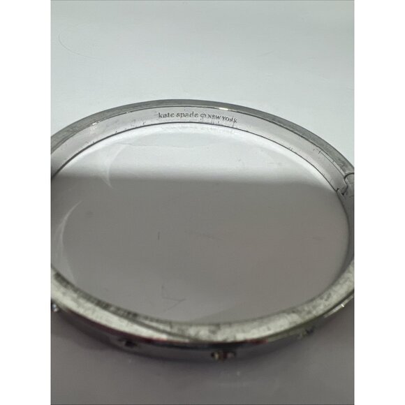 Kate Spade New York CZ minimalist bangle bracelet 6.25" - Picture 6 of 8